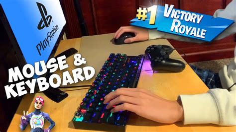 Mouse And Keyboard On Ps4 Fortnite Keyboard Cam 2020 Youtube