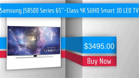 Samsung Js8500 Series 65 Class 4k Suhd Smart 3d Led Tv Youtube
