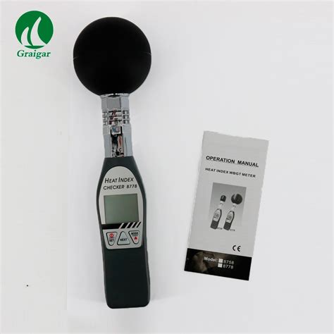 Az8778 Digital Hygrothermograph Black Bulb Thermometer Simultaneously