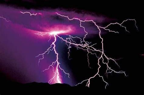 Lightning Two Cloud Crush Purple Lightning Lightning Storm Lightning