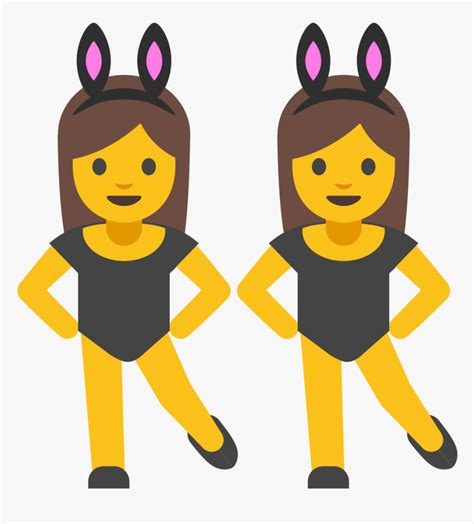 Bunny Girl Emoji Hd Png Download Kindpng