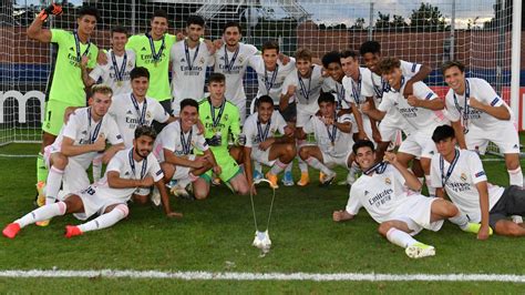 Youth League Le Real Madrid Sacré Uefa Youth League