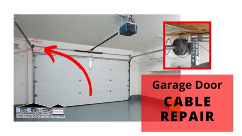 Garage Door Cable Replacement Broken Garage Door Cable Repair