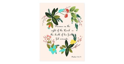 Encouraging Bible Verses Art Psalm 11615 Postcard Uk