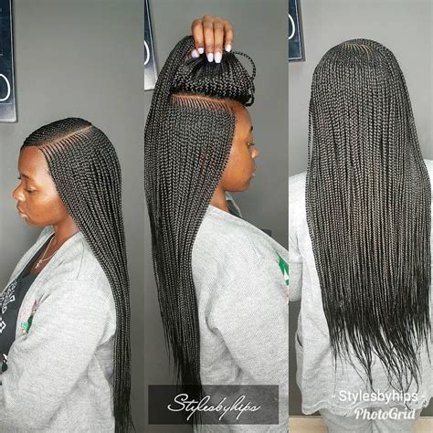 They are one of the most popular hairstyles for black women. sidepartthreelayerfeedinbraidswrap #nubianbraids # ...