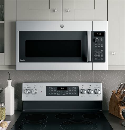 Ge Profile™ Pvm9179skss 17 Cu Ft Convection Over The Range Microwave
