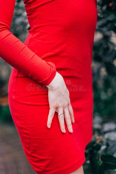 The Girl Put Her Hand On Her Hips Stock Image Image Of Fresh Glamour