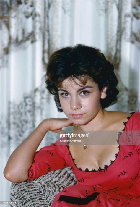 American Actress Annette Funicello In A Low Cut Red Dress Circa 1960 News Photo Getty Images