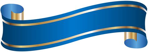Elegant Banner Blue Png Clip Art Molduras Decoradas Faixa Banner
