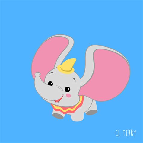 Cute Baby Elephant Cartoon Drawing Free Download On Clipartmag