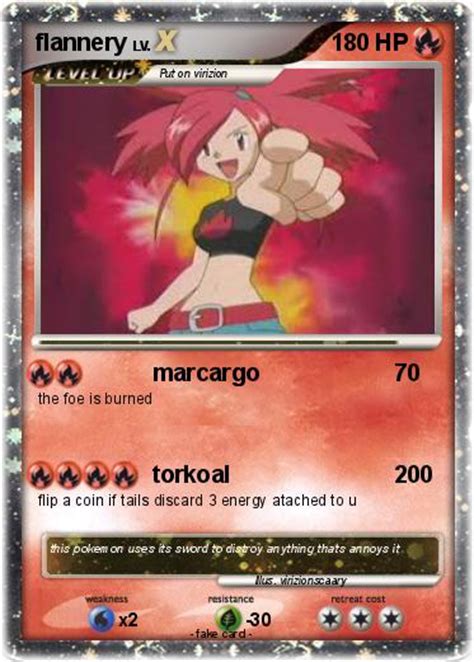 Pokémon Flannery 6 6 Marcargo My Pokemon Card