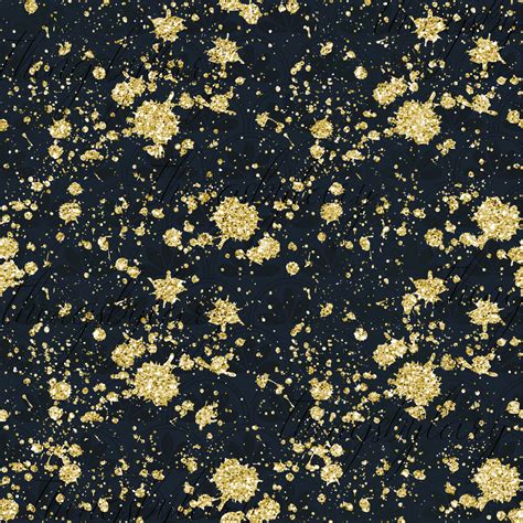 14 Seamless Gold Glitter Splatter Overlay Images By Artinsider