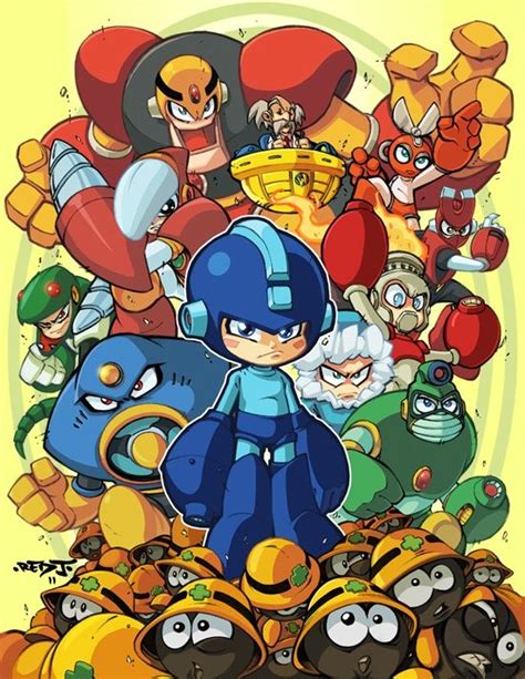 Megaman Tribute Piece Via Red J Lzadiz76 Mega Man Art