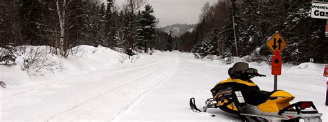 3 124 Intersection Keweenaw Snowmobile Trail Snowmobiling Trails