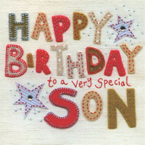 Happy birthday card for my son. Gorgeous - Happy Birthday Son Card - House of Cards Award Winning Cards