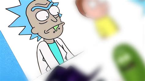 How To Draw Rick And Morty Step By Step Youtube