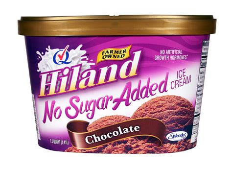 Hiland Chocolate No Sugar Added Ice Cream 48 Oz