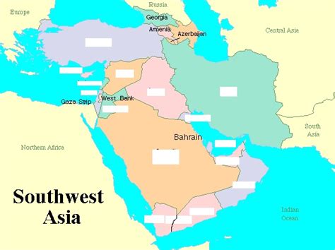 Perspective Southwest Asia Asia Map Asia Map Quiz
