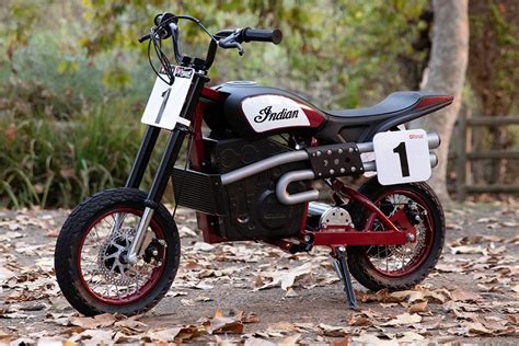 check out indian motorcycle s all new electric mini bike racer x exhaust