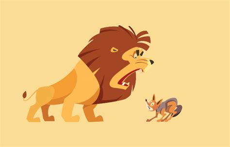 After a sumptuous meal the jackal began to howl loudly. शेर और सियार की कहानी | The Lion And The Jackal Story In Hindi
