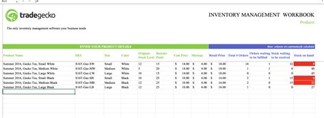 Top 10 Inventory Excel Tracking Templates Sheetgo Blog