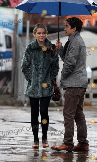 Photos And Pictures Actors Evan Rachel Wood And Justin Long On The Brooklyn Set Of The New
