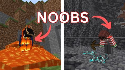 2 Minecraft Noobs Try To Speedrun Minecraft Youtube