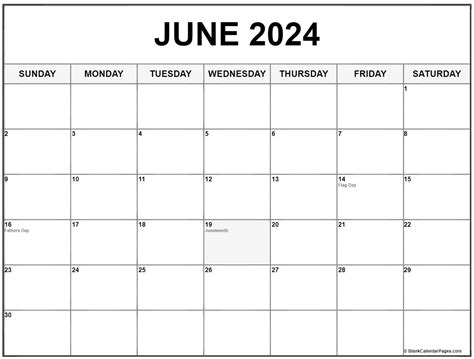 June 2024 Calendar With Holidays Printable Ediva Gwyneth
