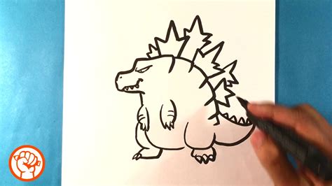 Easy Godzilla Drawings For Kids