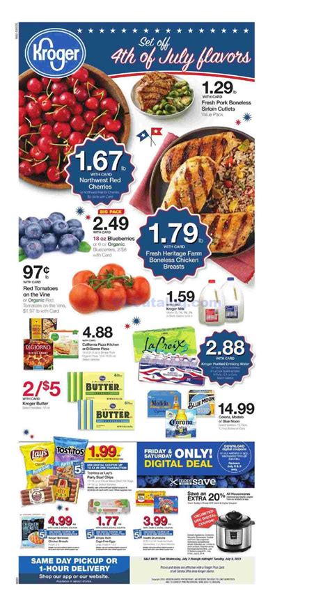 Kroger Weekly Ad July Check Latest Kroger Weekly Ad Flyer