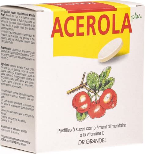 Acerola Plus Vitamin C Lutsch-Taler 32 Stück in der Adler ...