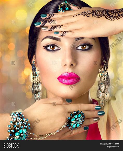 Beautiful Fashion Indian Woman Image And Photo Bigstock