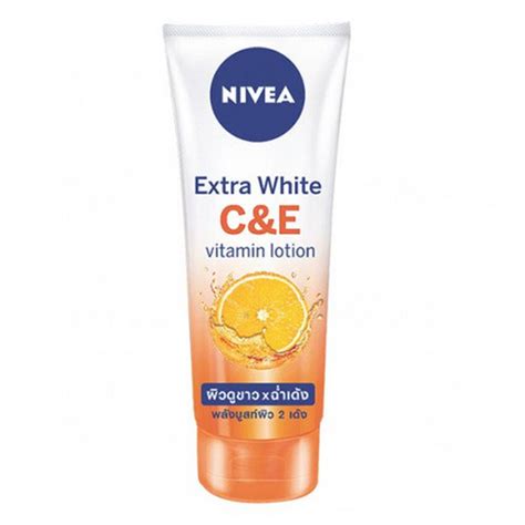 Die nivea q10 straffende body lotion ist angereichert mit zwei hochwirksamen antioxidantien: NIVEA Extra White C&E Vitamin Lotion | ลด 29 % | BEAUTRIUM ...