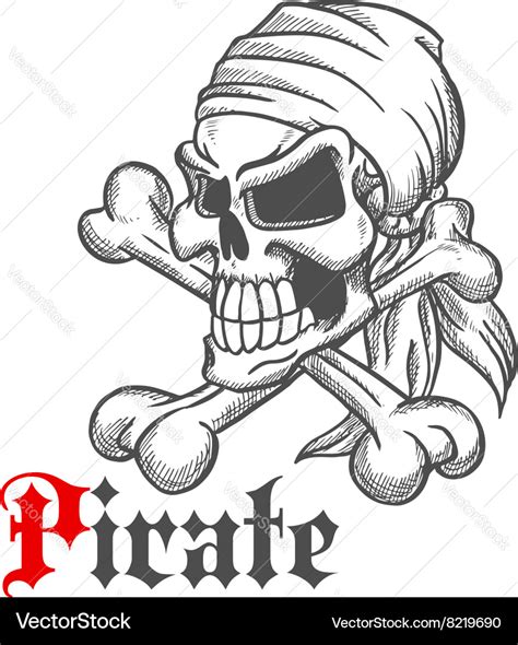 pirate skeleton drawings