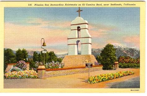 California Redlands Mission San Bernardino Asistencia 1938