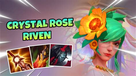 Crystal Rose Riven Wild Rift Is So Pretty And Beautiful Youtube