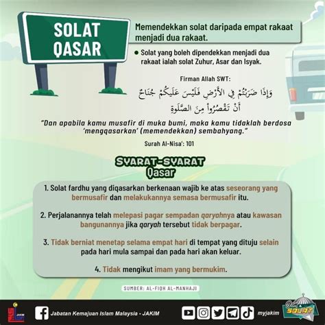 Solat Jamak Dan Qasar Panduan Syarat Niat JAKIM