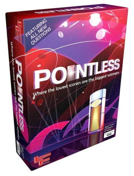 Pointless Board Game By University Games 2018 Edition For Sale Online