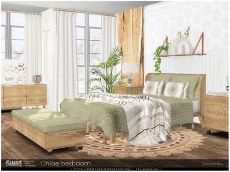 Chloe Bedroom By Severinka Liquid Sims