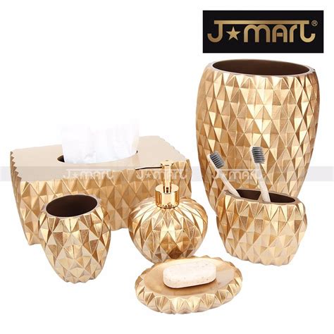 China Gold Bathroom Accessories With Washing Ware Products China