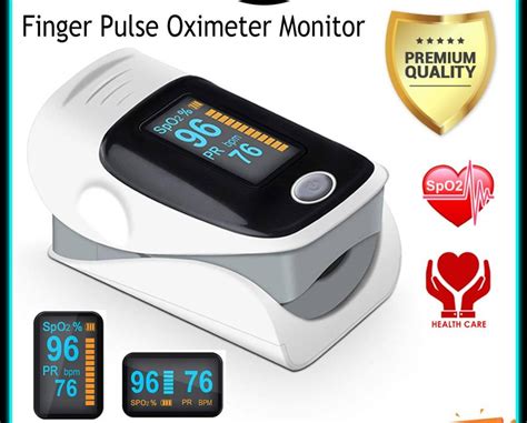 Spo2 Waveform Finger Tip Pulse Oximeter With Oled Display For Hospital