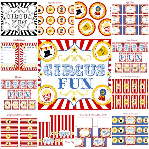 6 Best Images of Carnival Theme Signs And Printables - Circus Birthday