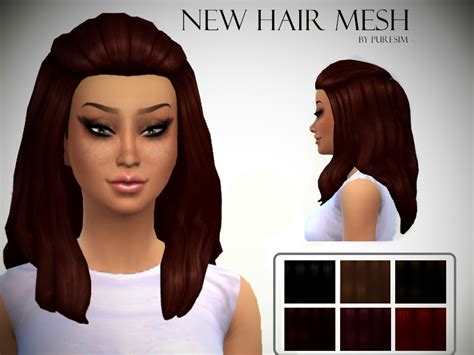 My Sims 4 Blog Female Hair Mesh Edit By Xpuresim
