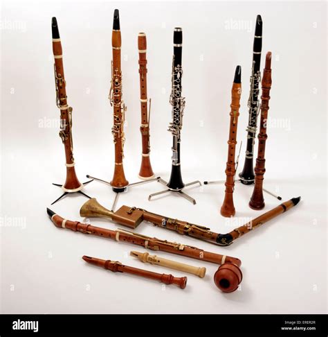 Collection Of Baroque And Classical Period Woodwind Instruments Basset