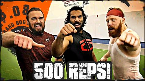Jinder Mahal And Drew Mcintyre Ep08 500 Rep Workout Youtube