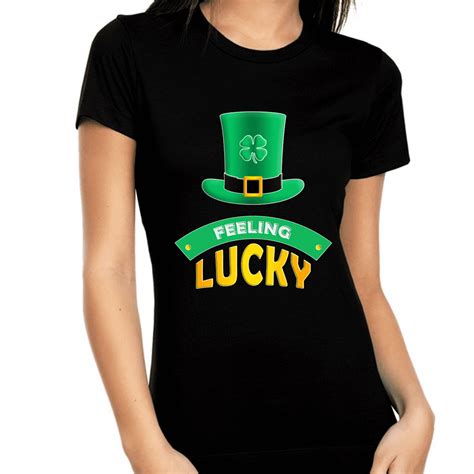 St Patricks Day Shirt For Women Saint Patricks Shamrock Shirts Lucky