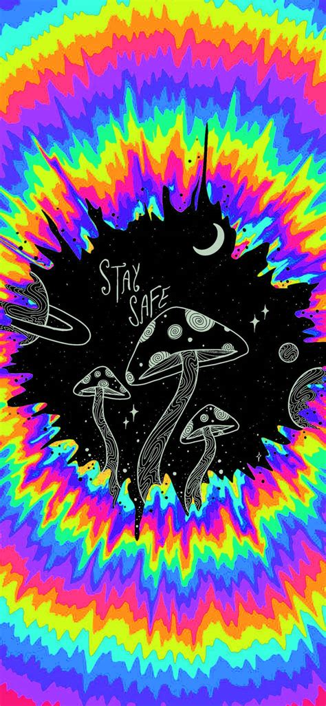 Free Download Download Aesthetic Trippy Black And White Mushrooms