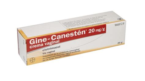 Gine Canesten 20 Mgg Crema Vaginal 1 Tubo De 20 G