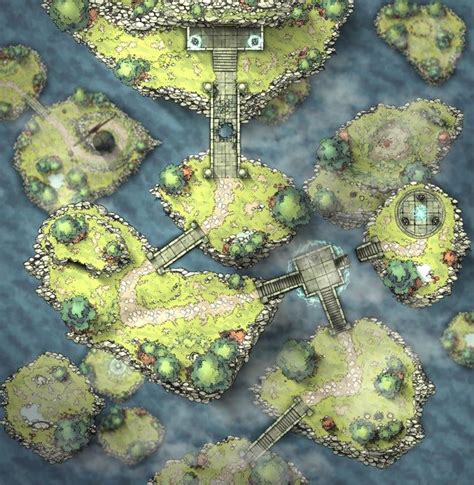 Flying Islands Once More With Feeling Battlemaps In 2021 Fantasy