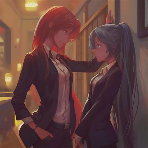 Vocaloid Yuri Manga Art Anime Anime Girlxgirl Kawaii Anime Lesbian Art Lesbian Love